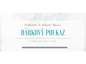 Dárkový poukaz v hodnotě 5000,-