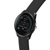 sm1 smart watch silicon black angle