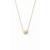 Zlatý náhrdelník s jemným srdíčkem