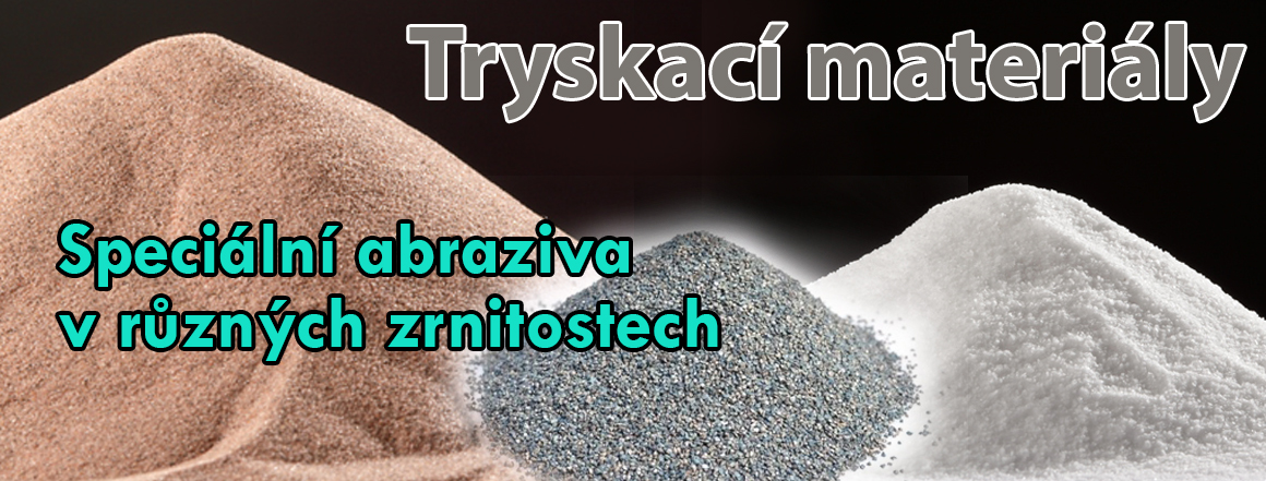 Tryskací materiály