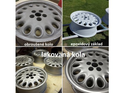 Stříbrná barva na ALU kola 500 ml