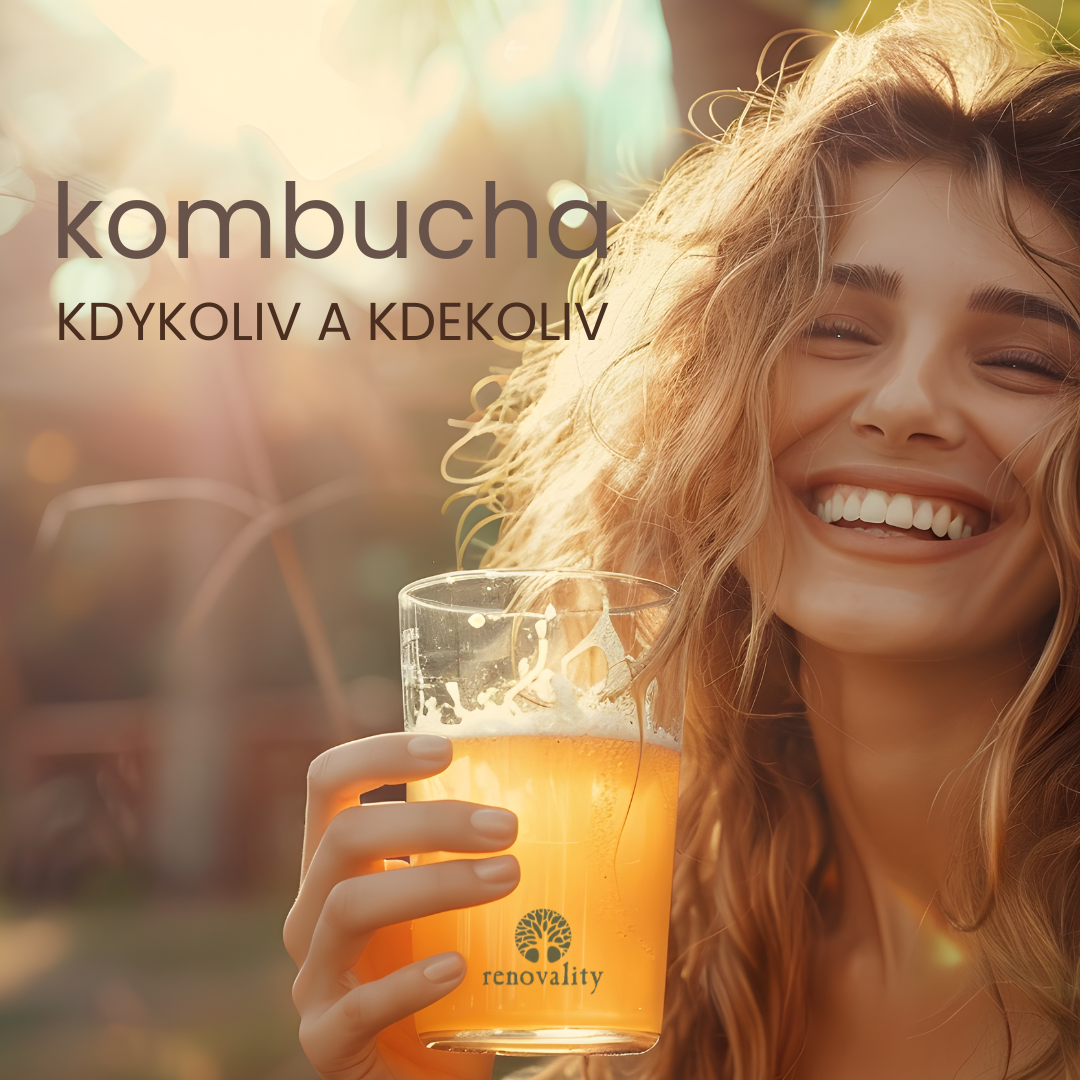 Kombucha snadno, rychle, se všemi zdravotními benefity