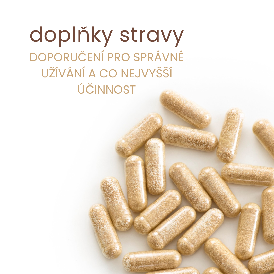 Doporučení pro užívání vitamínů, minerálů a dalších doplňků