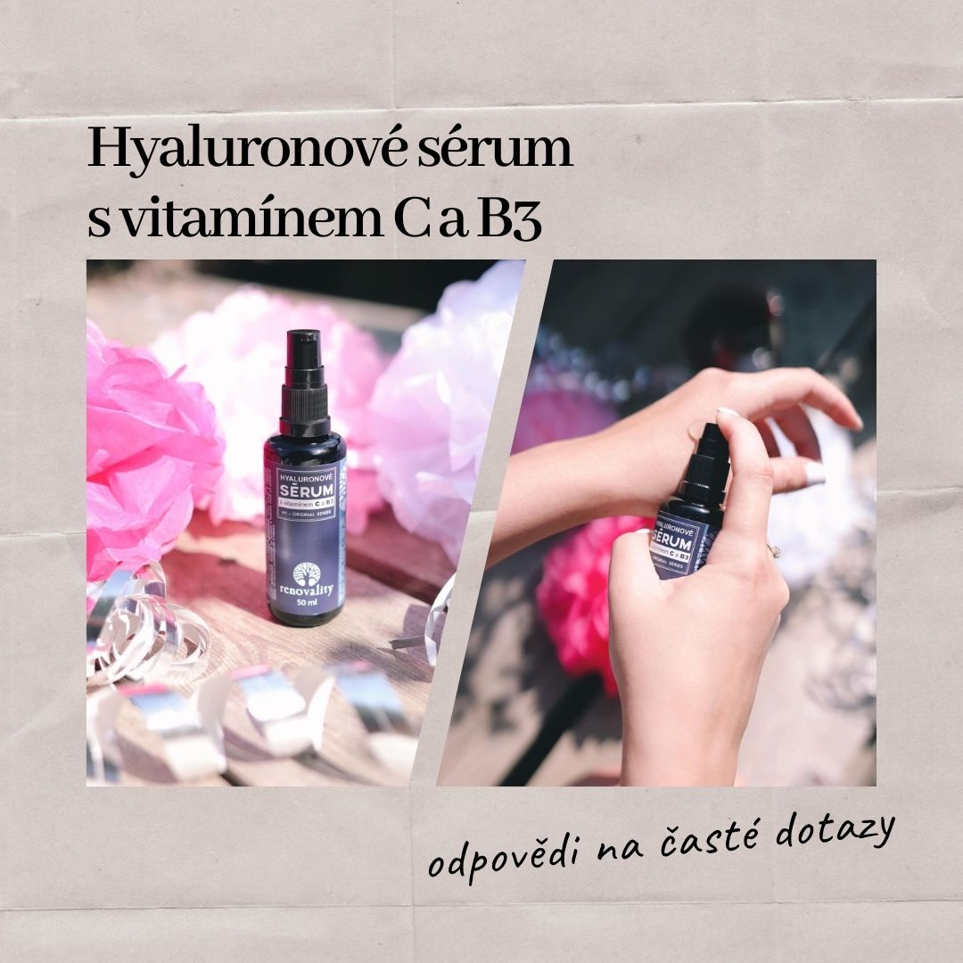 NOVINKA Hyaluronové sérum s vitamínem C a B3