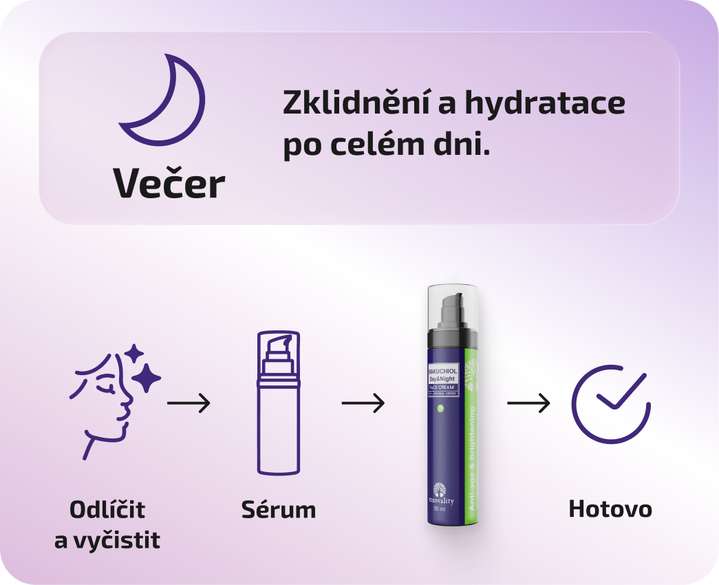 Večerní rutina s Bakuchiol Day & Night Cream