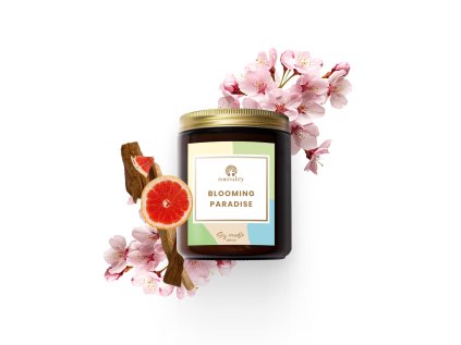 Blooming Paradise – sójová svíčka 250 ml