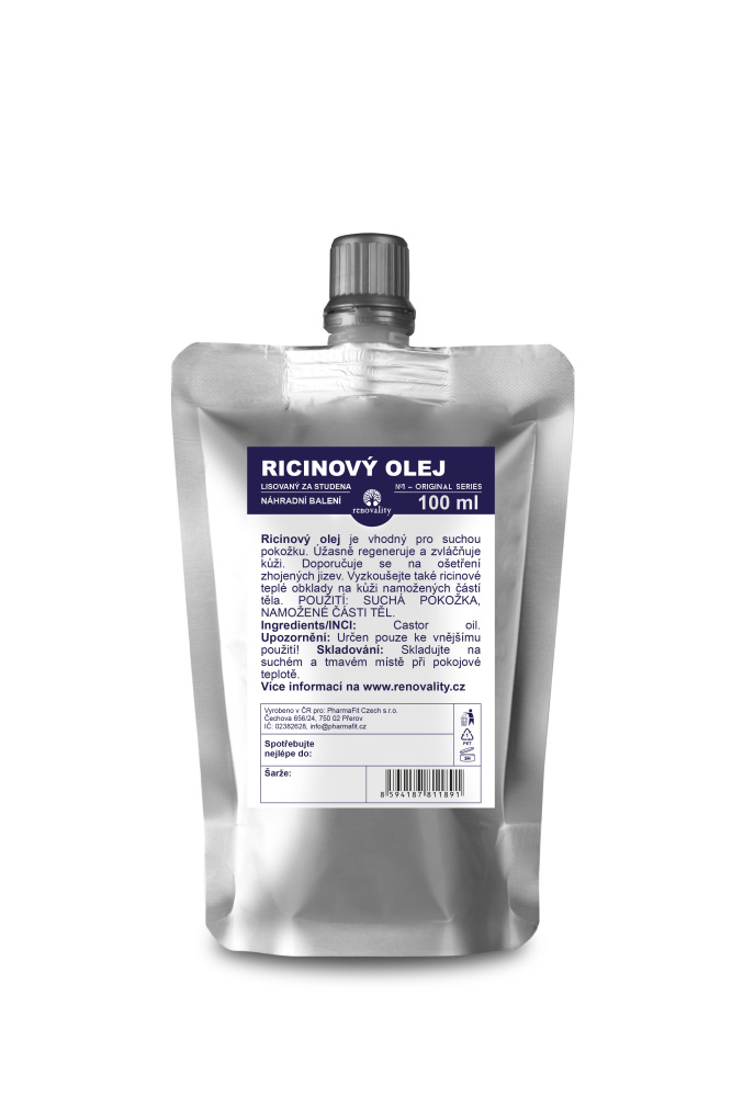 Renovality Ricinový olej 100 ml - náhradní balení