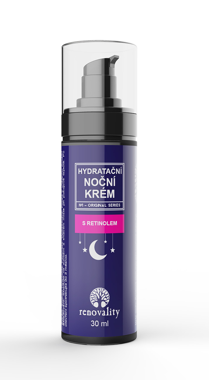 Renovality Hydratační noční krém s retinolem 30 ml