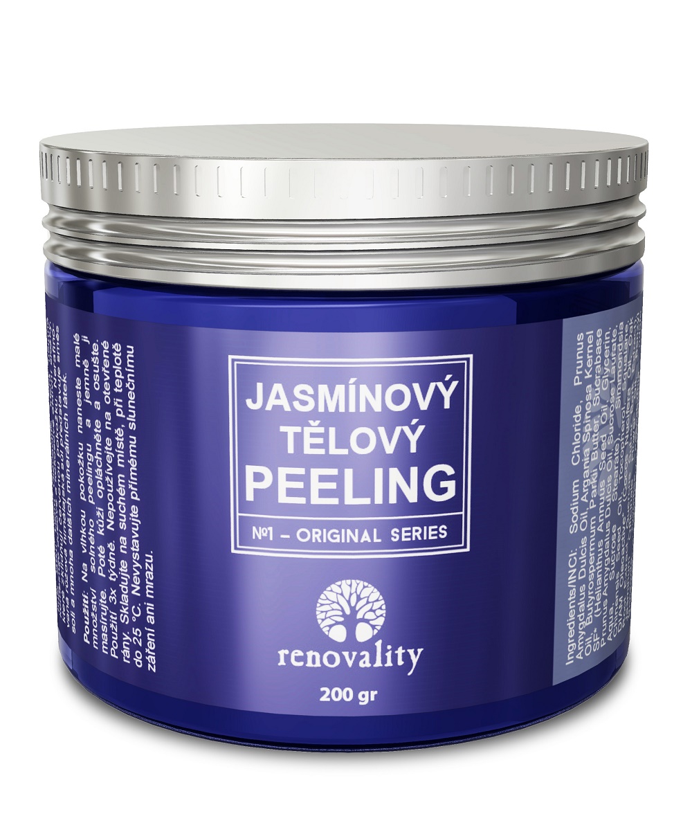 Renovality Jasmínový tělový peeling 200 gr
