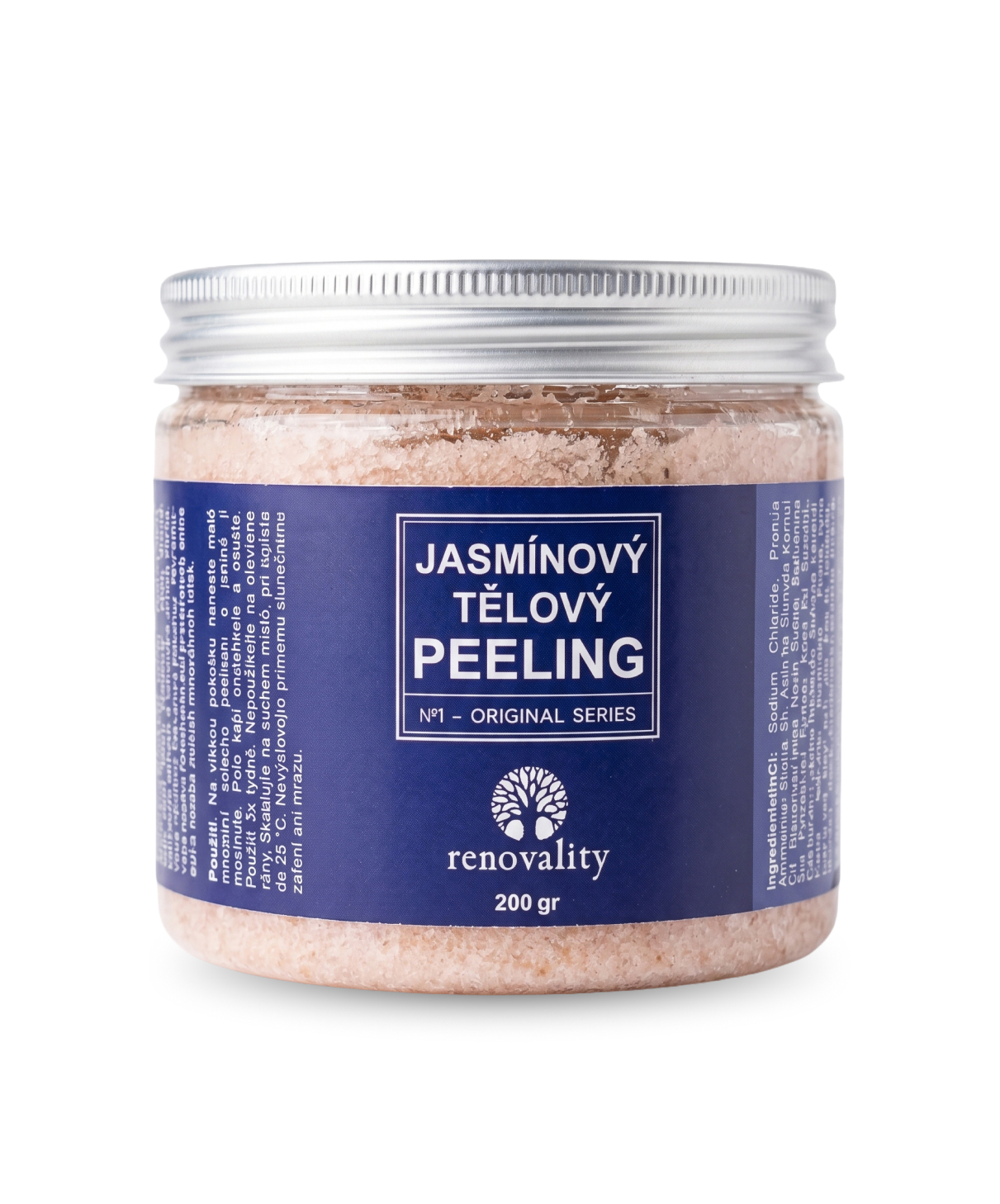 Renovality Jasmínový tělový peeling 200 gr