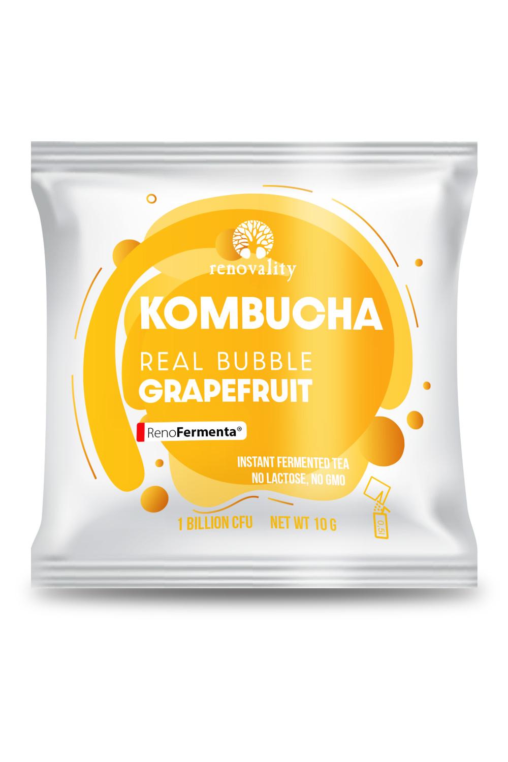 Renovality Kombucha Real Bubble Grapefruit Množství v balení: 1 ks