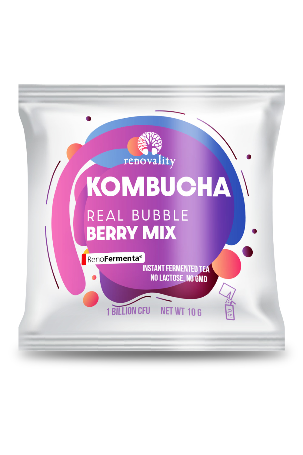 Renovality Kombucha Real Bubble Berry Mix Množství v balení: 1 ks