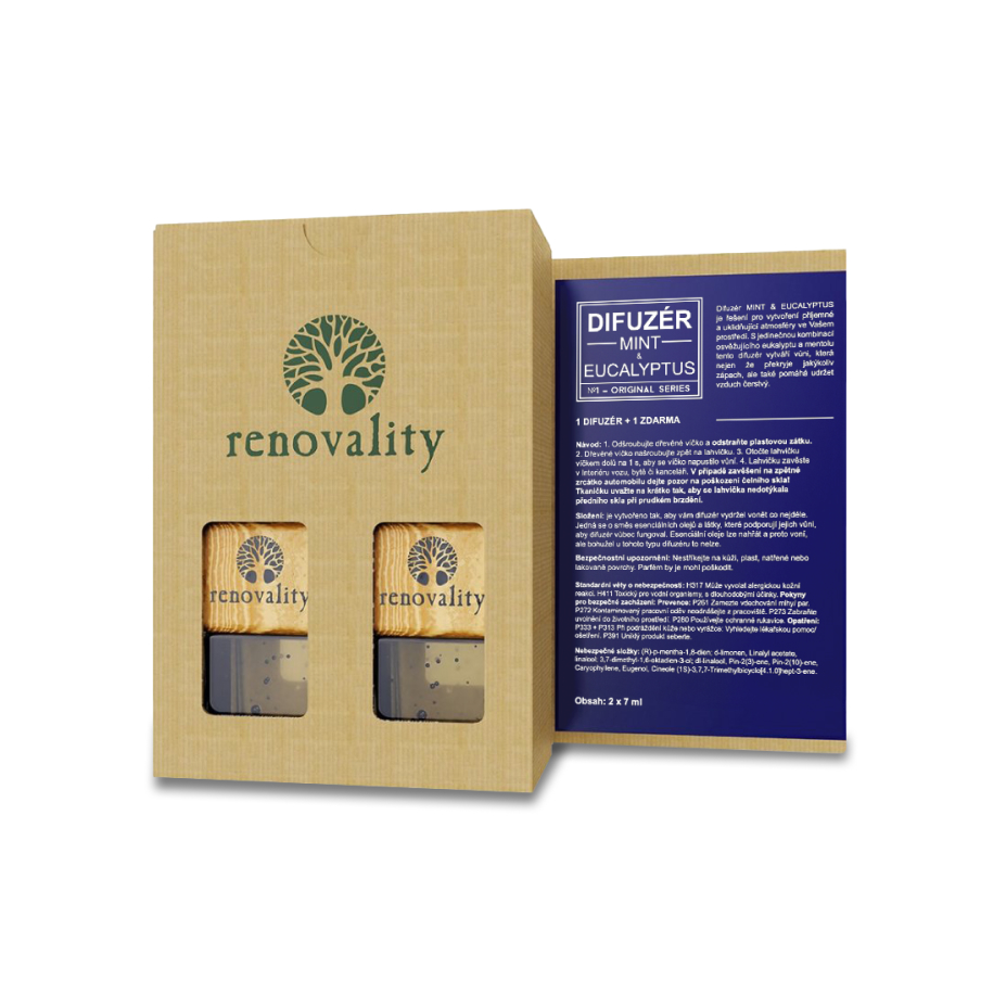 Renovality Difuzér MINT & EUCALYPTUS