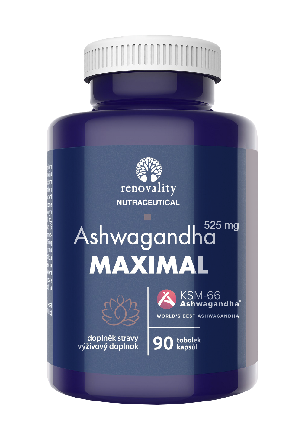 Renovality Ashwagandha MAXIMAL 90 tobolek