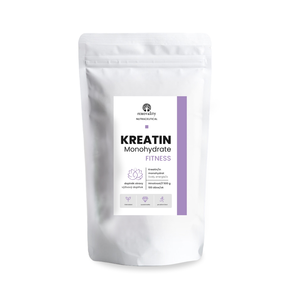 Renovality Kreatin monohydrát 500 g