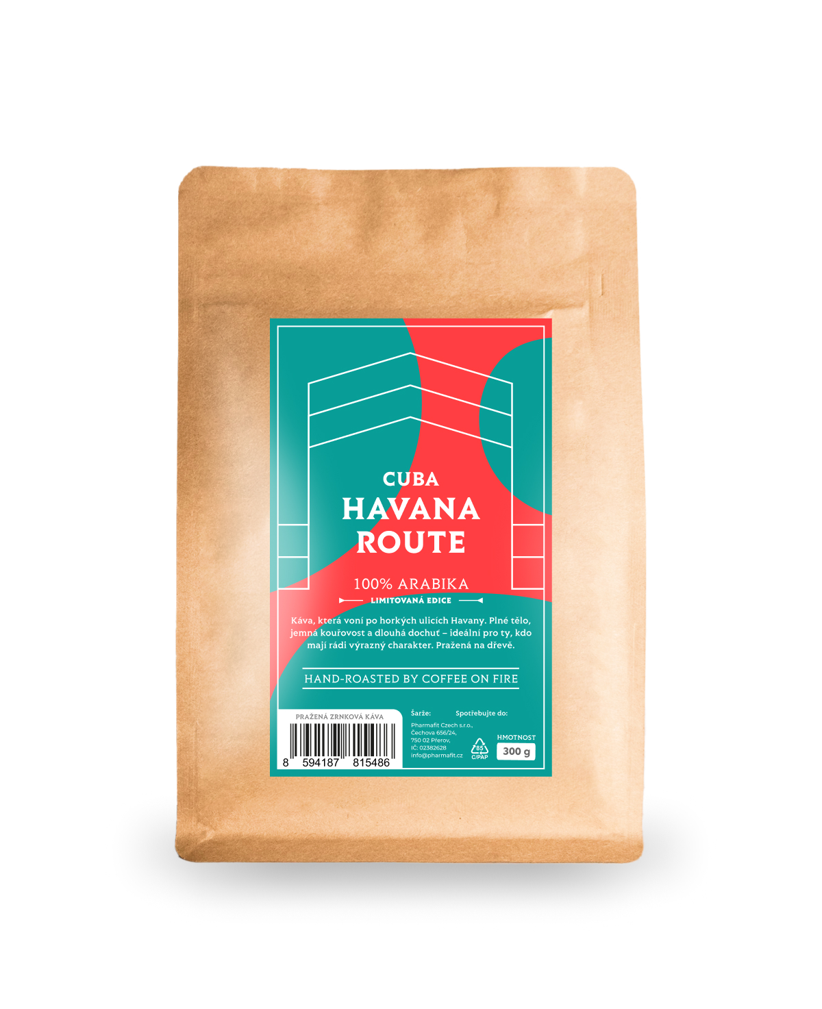 Cuba HAVANA ROUTE, 100% ARABIKA - zrnková káva 300 g
