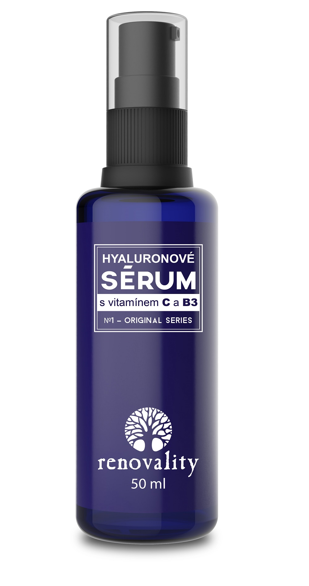 Renovality Hyaluronové sérum s vitamínem C a B3 50ml
