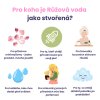Tajemství zářivé pleti  Odličovací sérum, Jemná čisticí pěna, Růžová voda