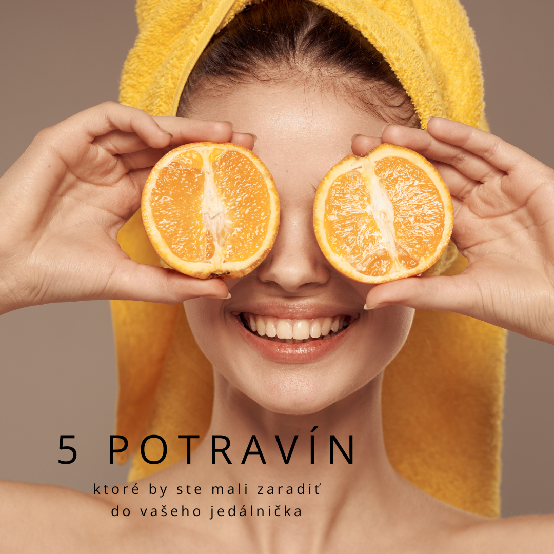 5 potravín prospešných pre pleť