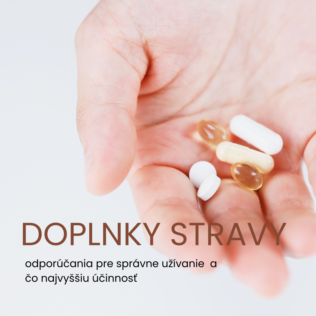 Odporúčania týkajúce sa užívania vitamínov, minerálov a iných doplnkov