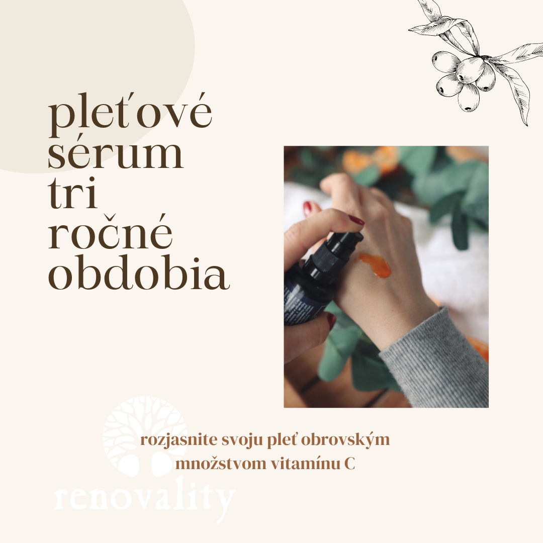 NOVINKA Pleťové sérum 3 ročné obdobia