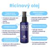 Ricínový olej za studena lisovaný s pumpičkou 100 ml