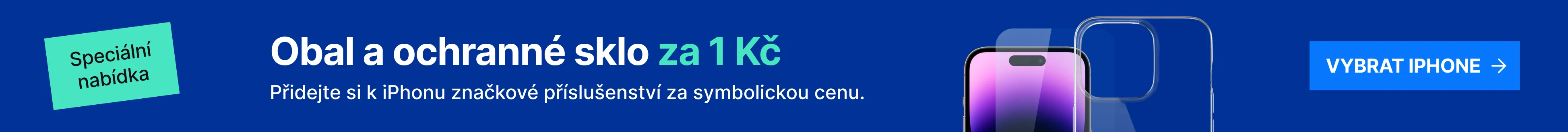 Obal a ochranné sklo za 1 Kč