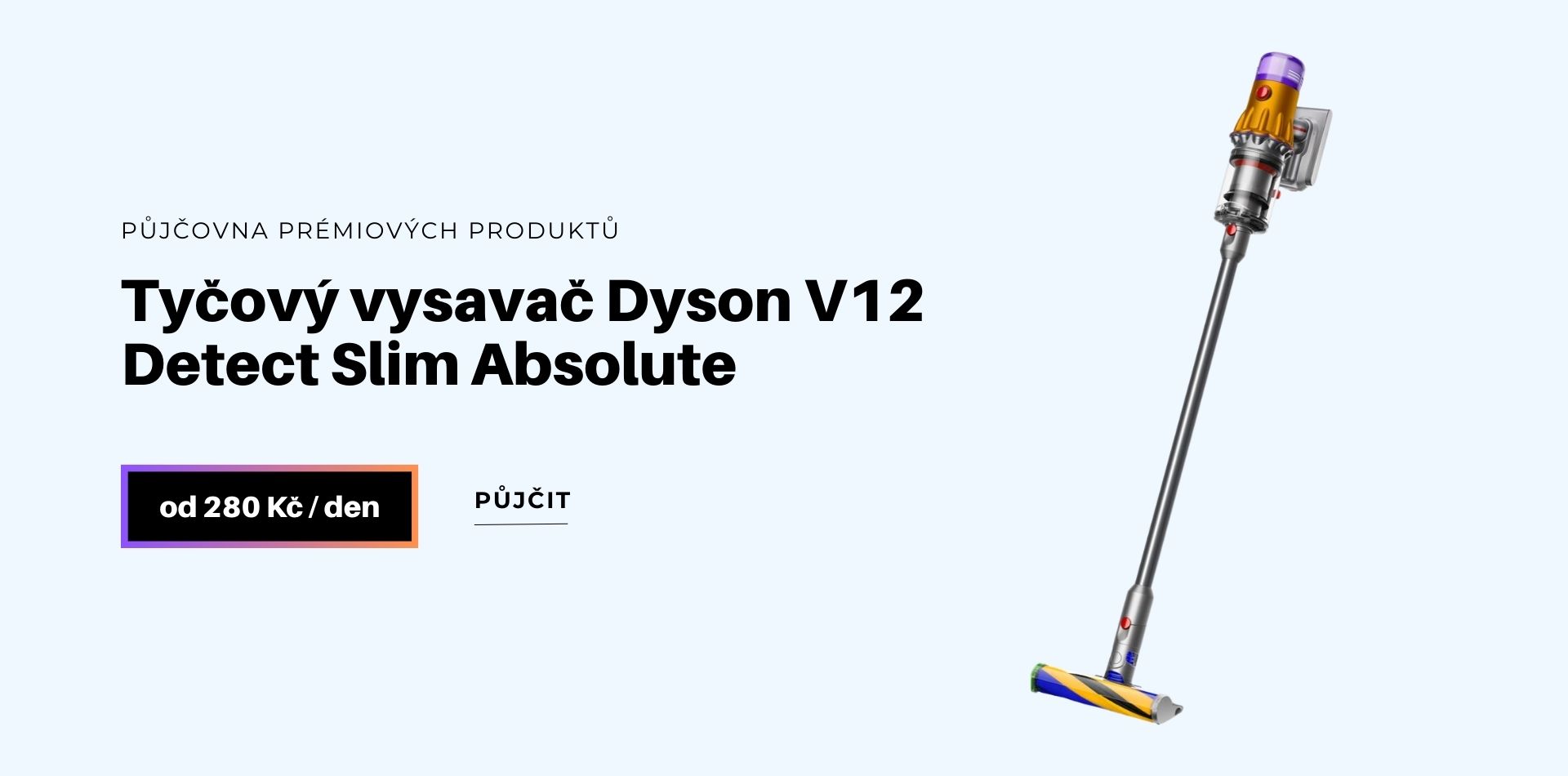 Tyčový vysavač Dyson V12 Detect Slim Absolute