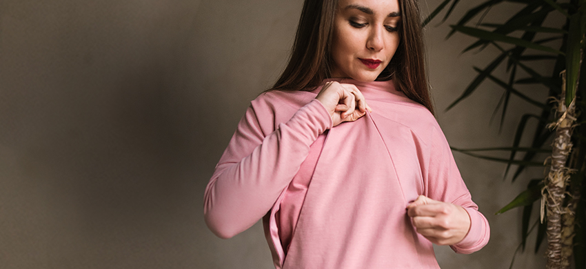 home-short-third Nenápadné kojící oblečení