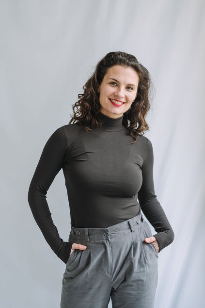 tricko rolak luisa dlouhy rukav tmave hneda (2)
