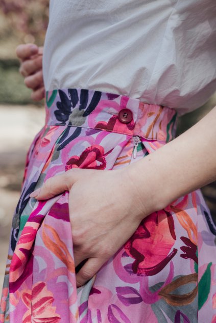 Reparada sukne marion kvetovana