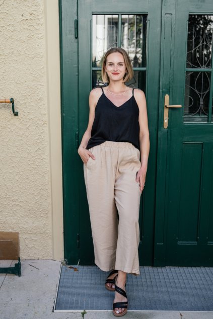 Reparada vzdušné culottes béžové