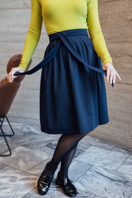 Reparáda zavinovací sukně modrá