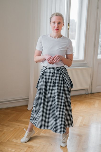 Reparada-kostkovaná-sukně-Azora1