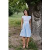 Reparada lnena sukne azora blede modra2