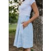 Reparada lnena sukne azora blede modra4