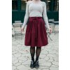 Reparada zavinovací sukně vínová