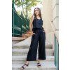 Lněné culottes Ronda černé