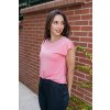 Reparáda růžové bambusové tričko Ruby