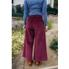 Reparáda manšestrové culottes bordo
