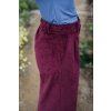 Reparáda manšestrové culottes bordo