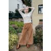 Reparáda manšestrové culottes hnědé
