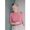Bambusové tričko Doris s kr. rukávem růžové