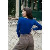 Reparáda bambusové tričko Marta s dlouhým rukávem královsky modré