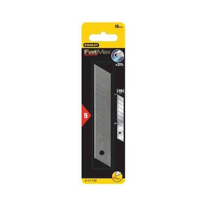 stanley 0 11 718 fatmax nahradni odlamovaci cepele 18 mm 5ks 354403