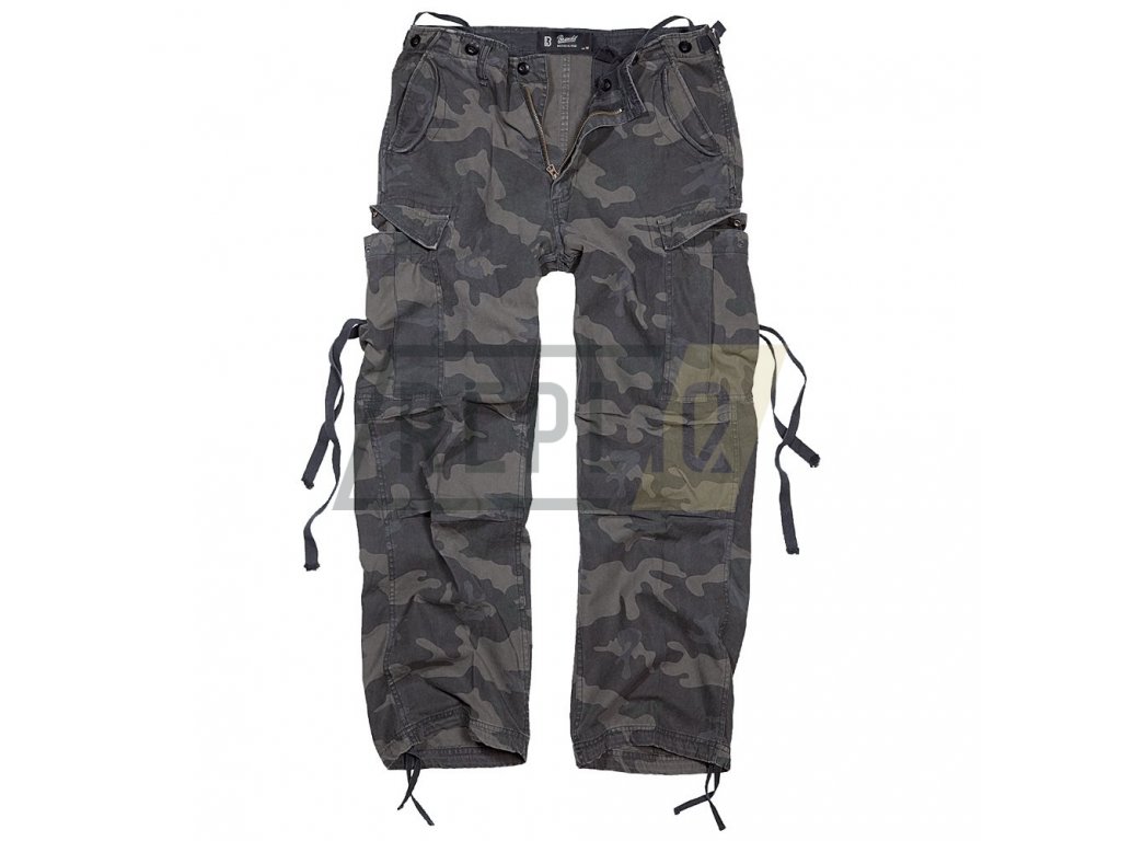 Kalhoty M65 vintage BLACK CAMO  + Doprava zdarma na další nákup