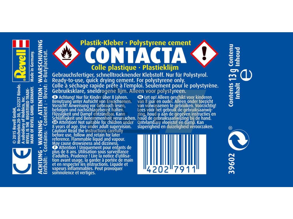 Contacta Glue 39602 - lepicí gel 13g – Revell