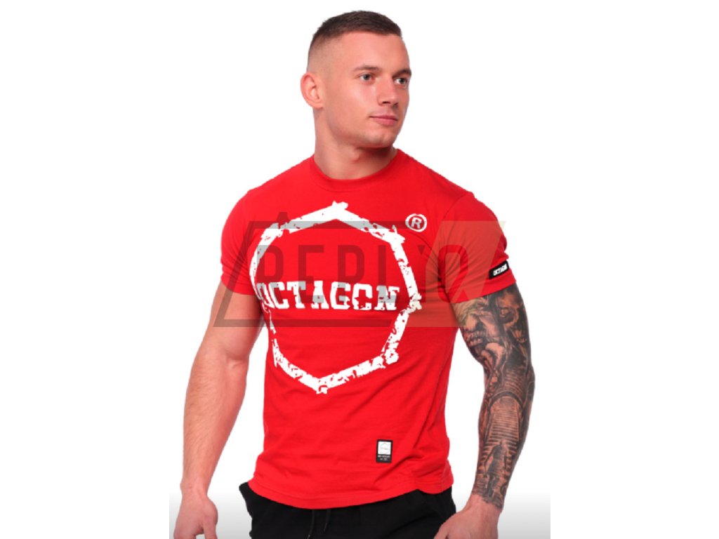 PÁNSKÉ TRIKO OCTAGON Zuby red