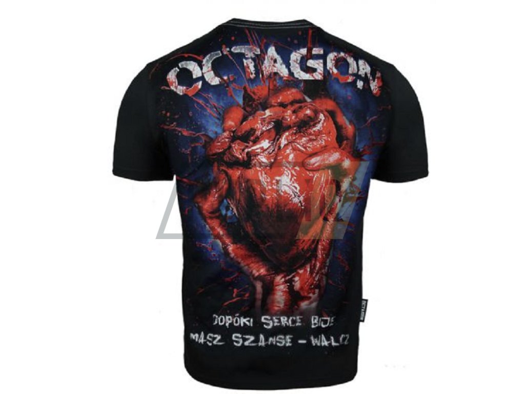 Pánské triko OCTAGON Serce (Velikost L)