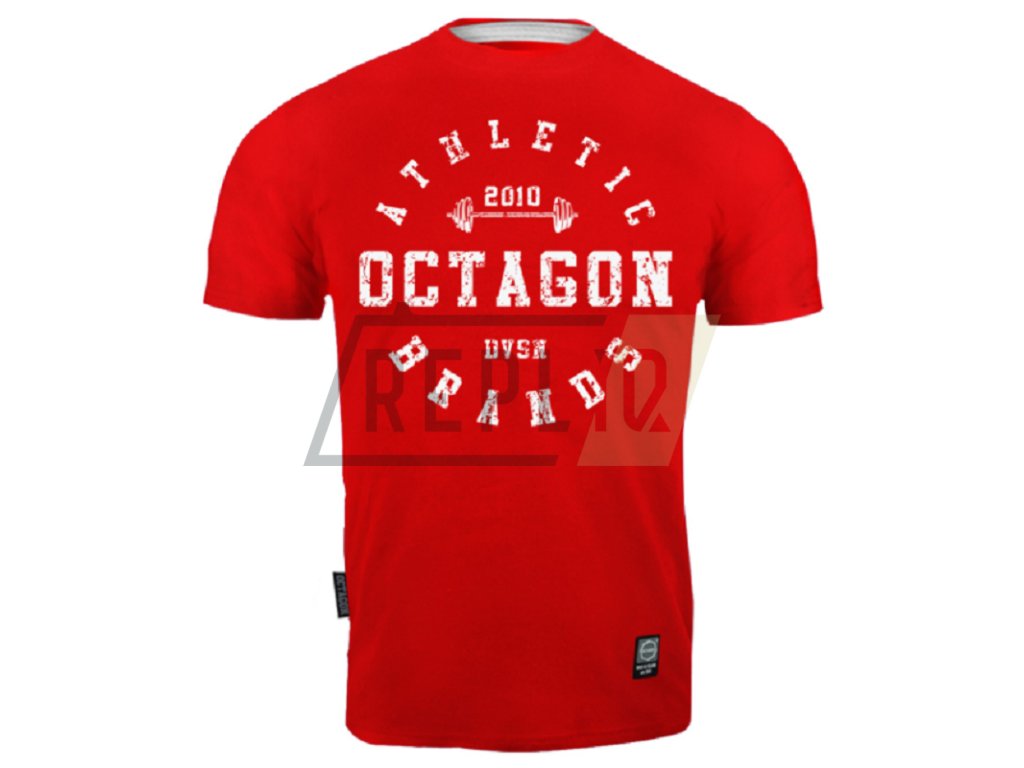 PÁNSKÉ TRIKO OCTAGON Athletic Brands red